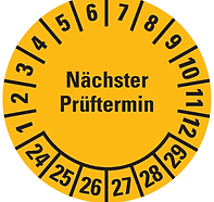 UVV Gabelstapler Prüfplakette