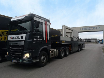Innenlader-Transport-LKW
Gunskirchen
Oberndorfer Fertigbeton
TAURUS Kran & Transport