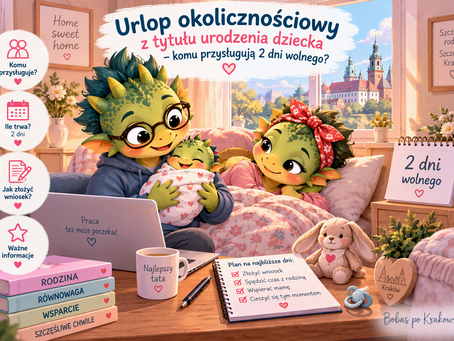 Urlop okolicznościowy z tytułu urodzenia dziecka – komu przysługują 2 dni wolnego?