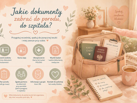 Jakie dokumenty zabrać do porodu? Lista do szpitala