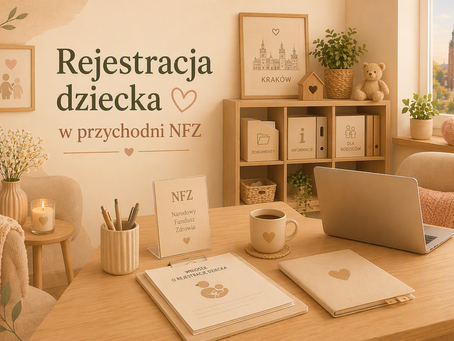 Rejestracja dziecka w przychodni NFZ – pierwszy krok do opieki nad maluszkiem 💛