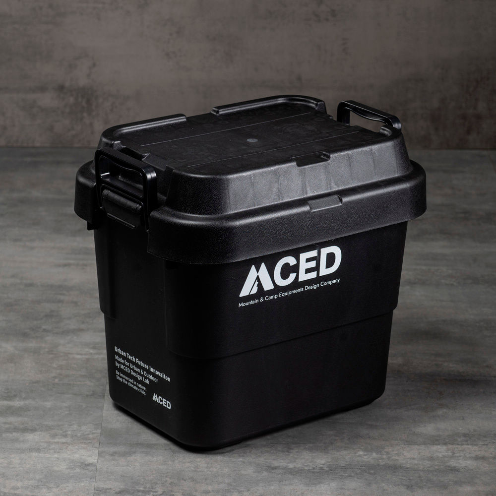 軍風二代平蓋加厚耐重收納箱-20L