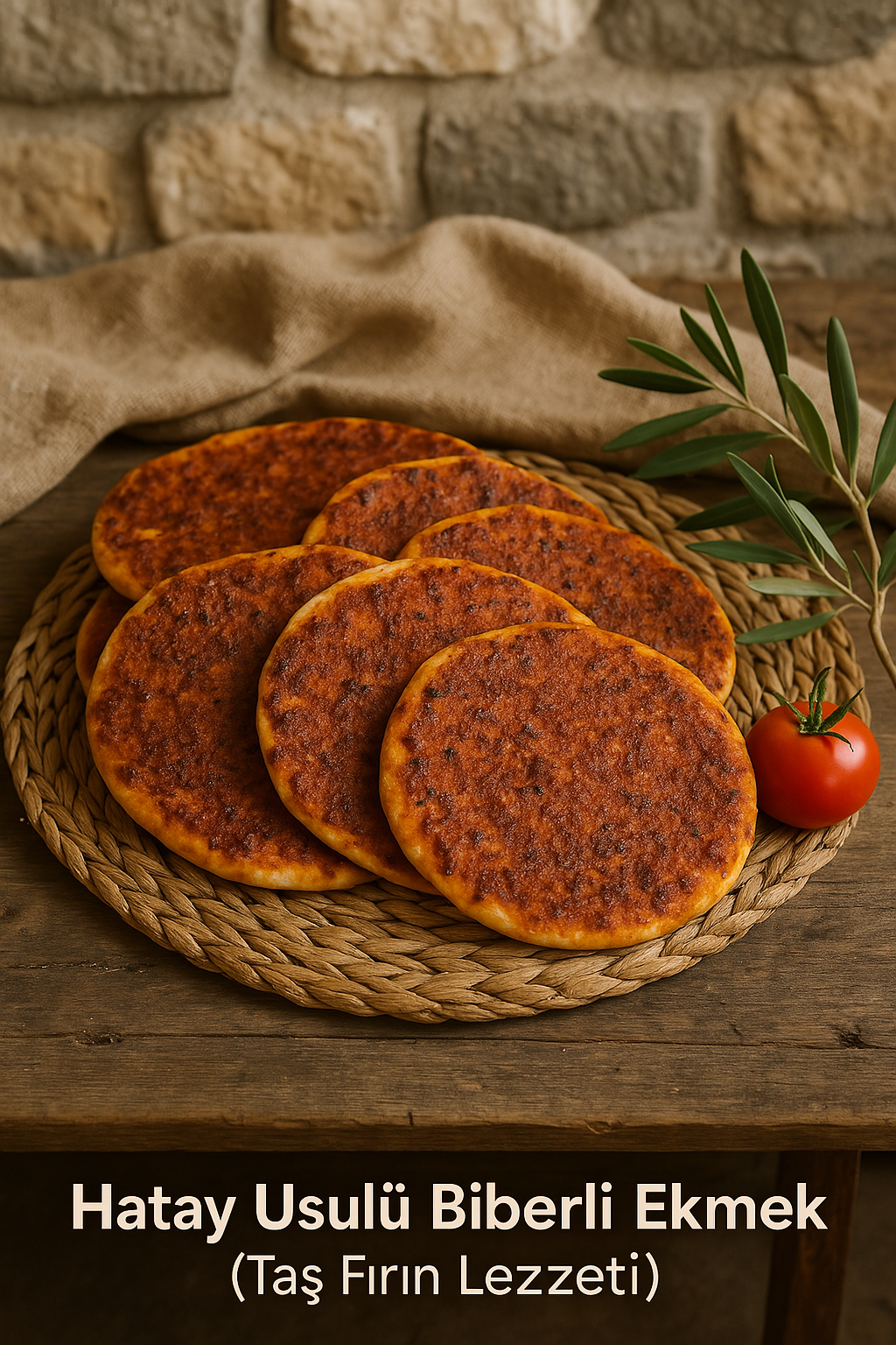 Hatay Usulü Biberli Ekmek (Taş Fırın Lezzeti) Adet