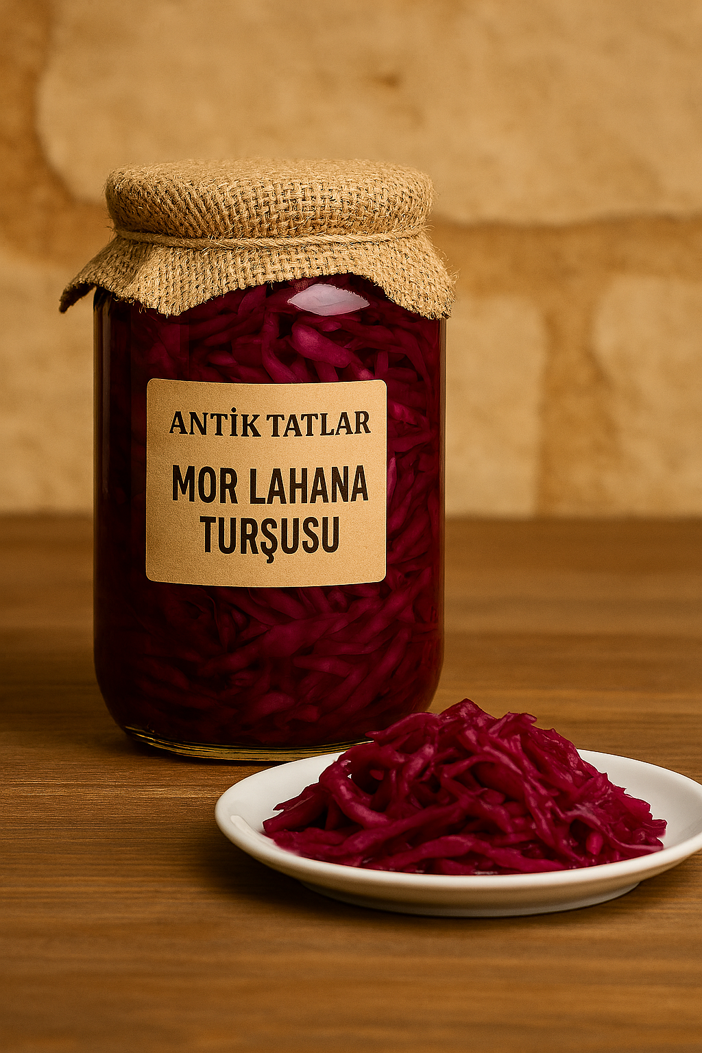 Hatay Usulü Ev Yapımı Mor Lahana Turşusu (Katkısız ve Çıtır) 1 Kg