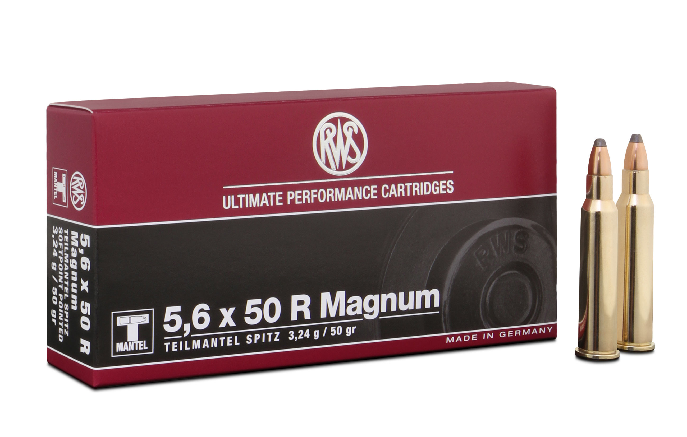 RWS 5,6x50R Mag TMS 3,24g 50gr