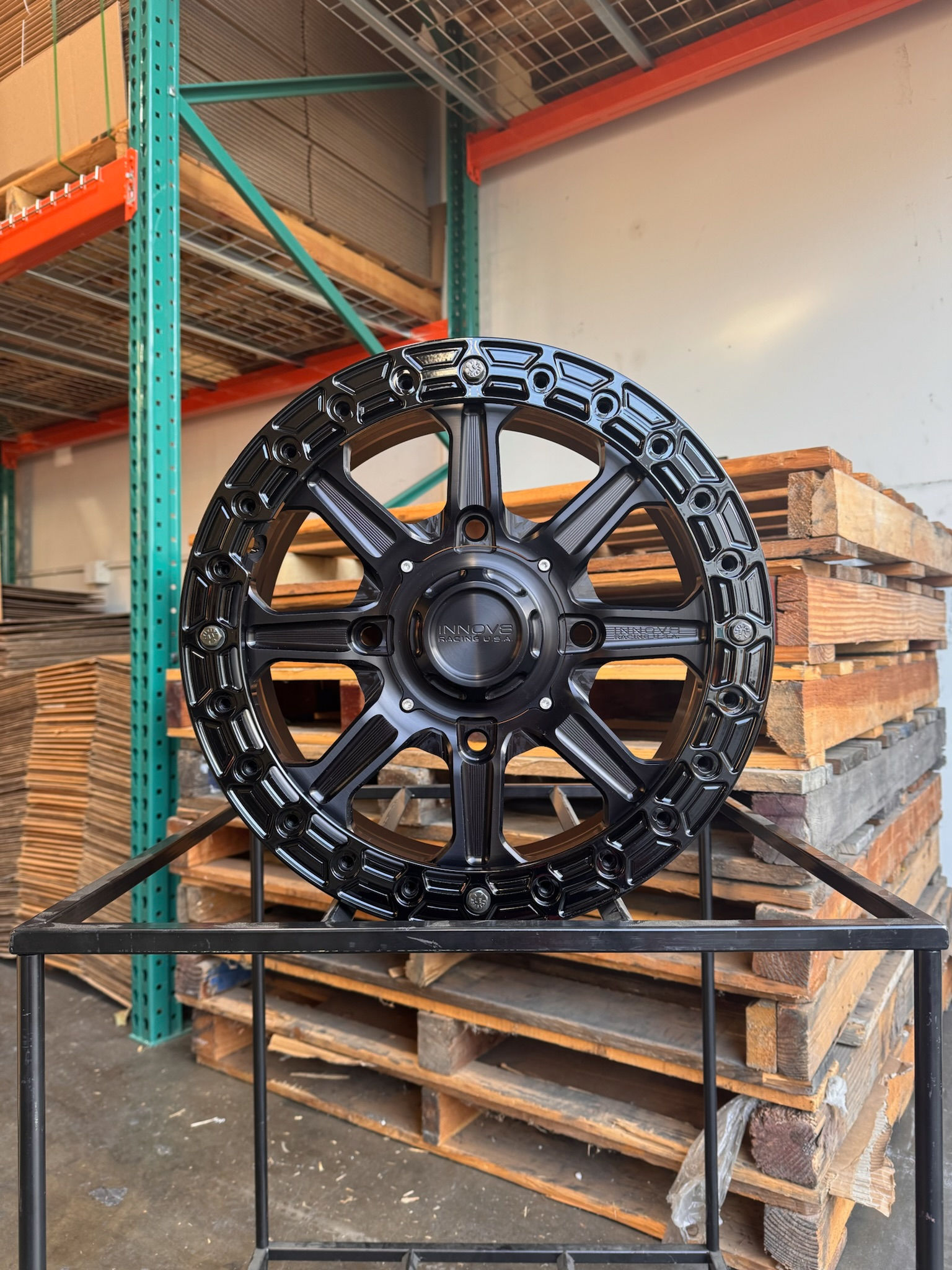 G500 15x6 UTV Beadlock 4x156mm 5.0"bs Black Anodize Qty 5