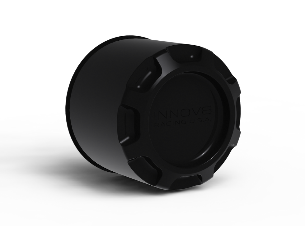 Thumbnail: Billet Center Cap for 5.125" Bore Wheels (8 lugs) 3.25" Deep MID HEIGHT