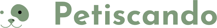 Logo da PETiscando, loja de produtos para pets.