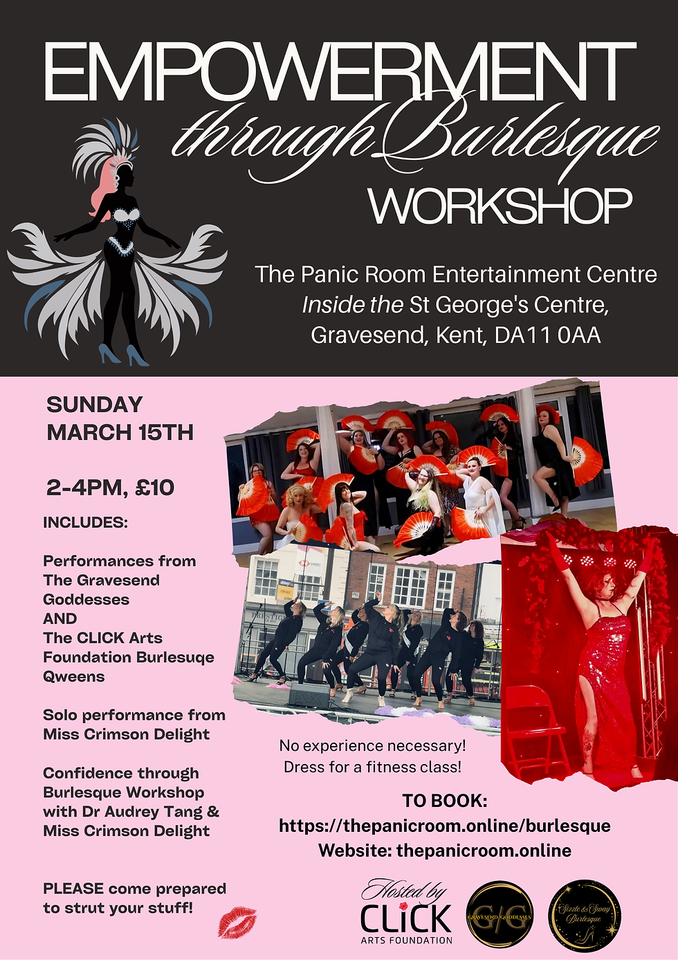 Empowerment through Burlesque workshop