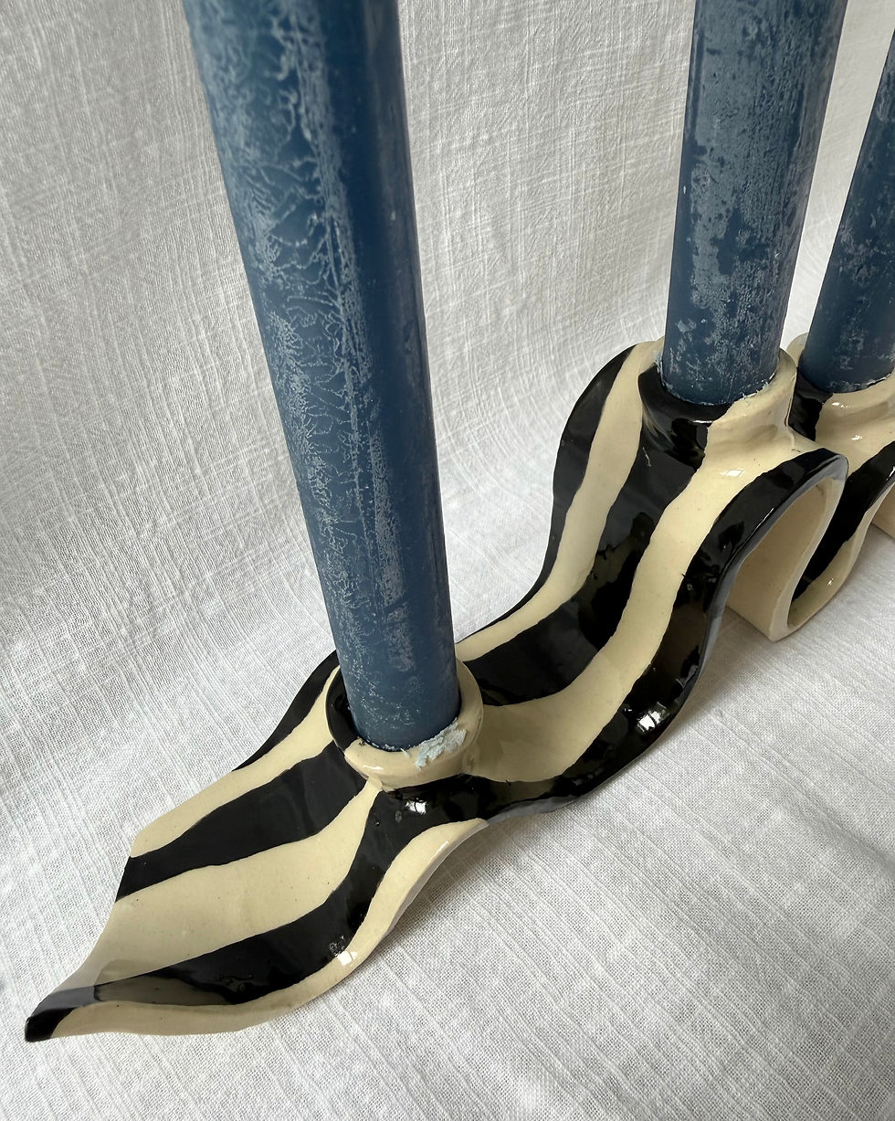 Thumbnail: Candle Stick Holder - Stripe