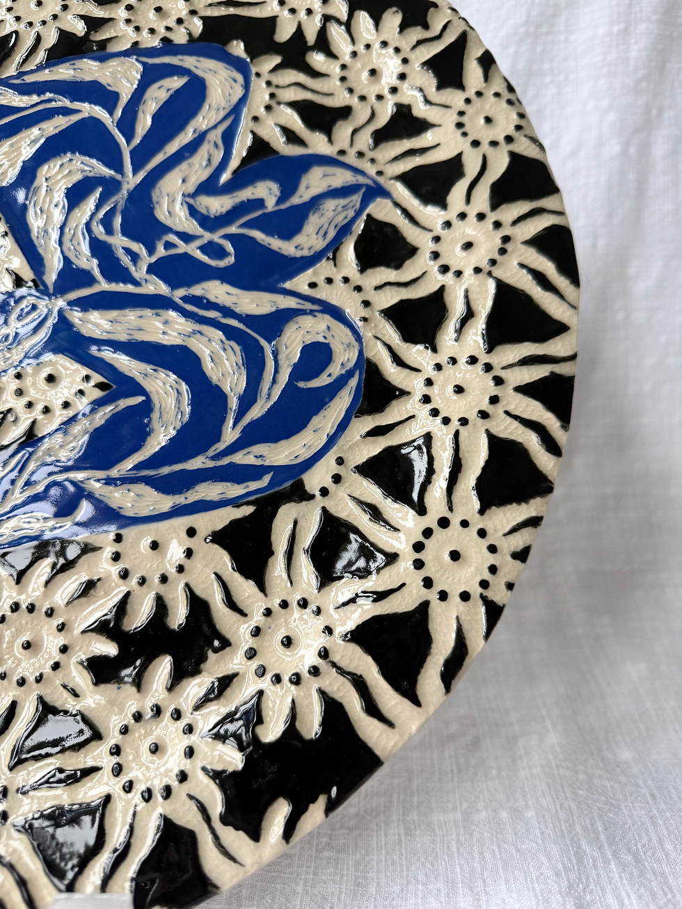 Wall Art - Sgraffito & Pressed Lace Soaring the Stars