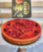 Cheesecake all'italiana ai frutti di bosco.