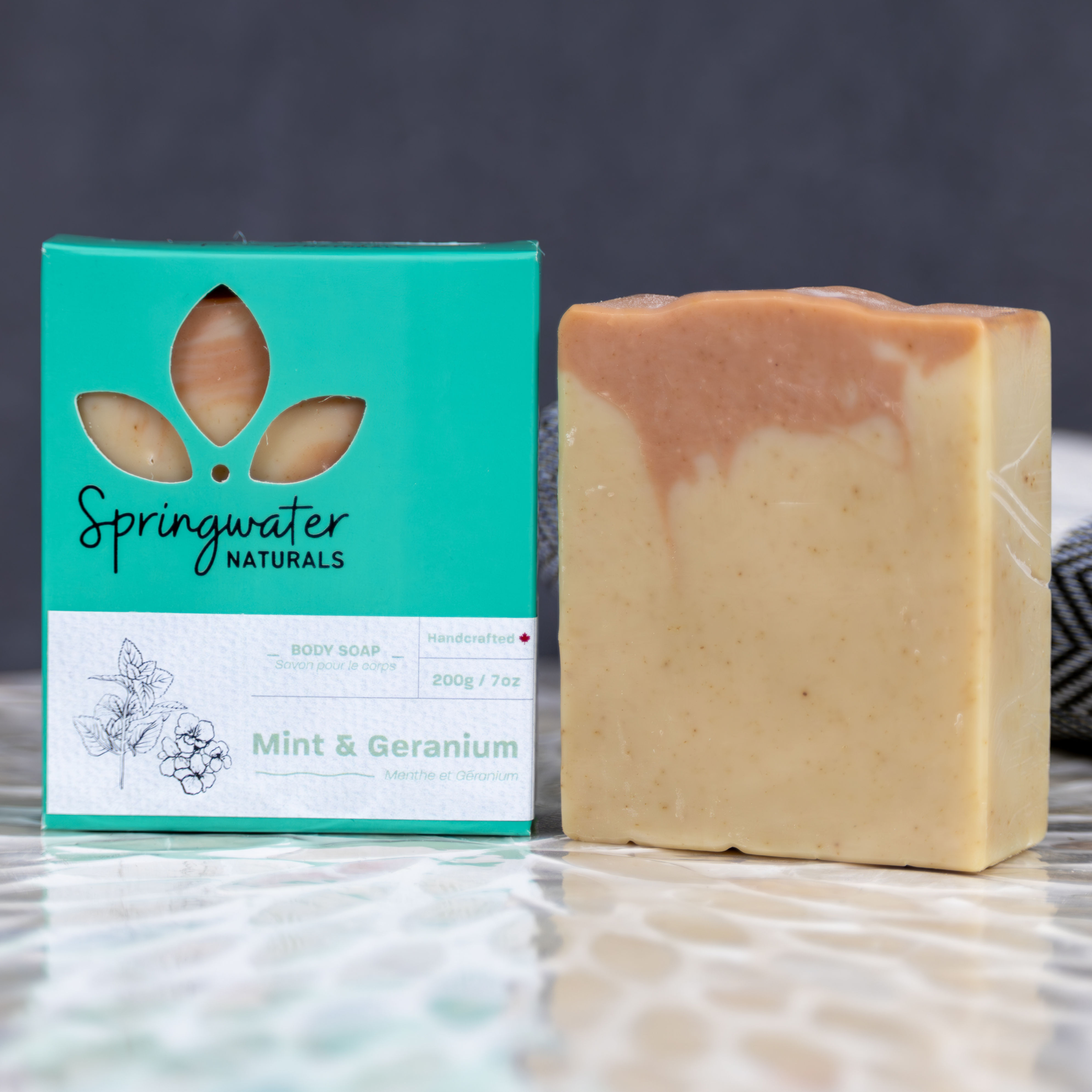 Mint & Geranium Body Soap