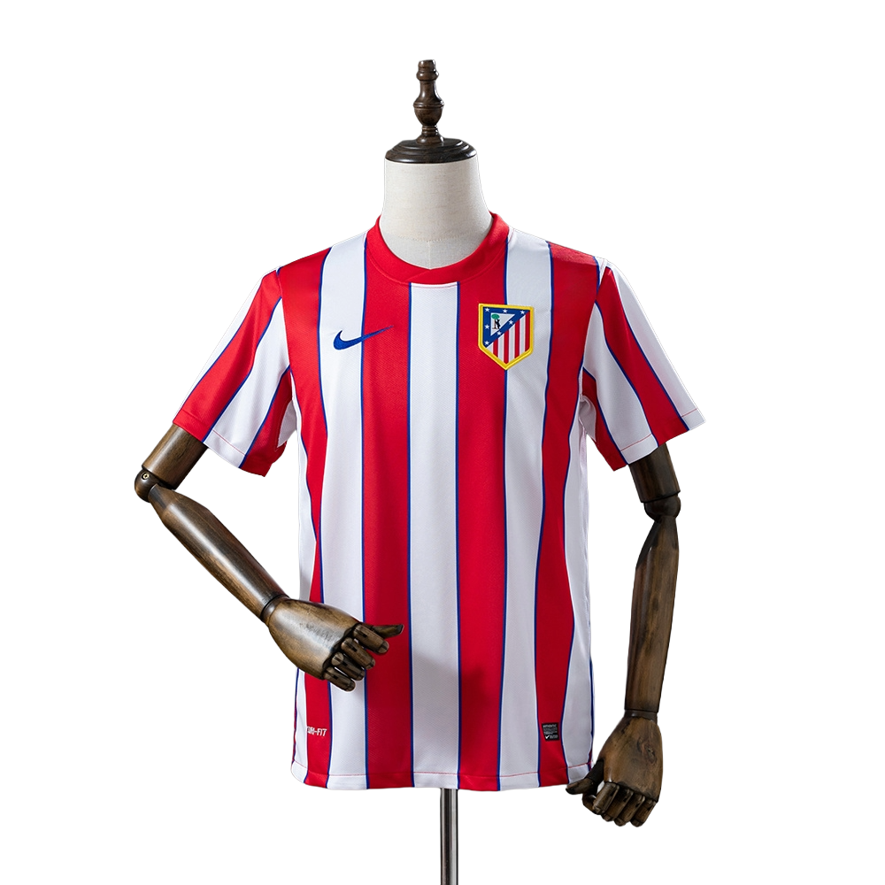 Atletico Madrid 2011-2012 Home Soccer Jersey Retro Football Shirt