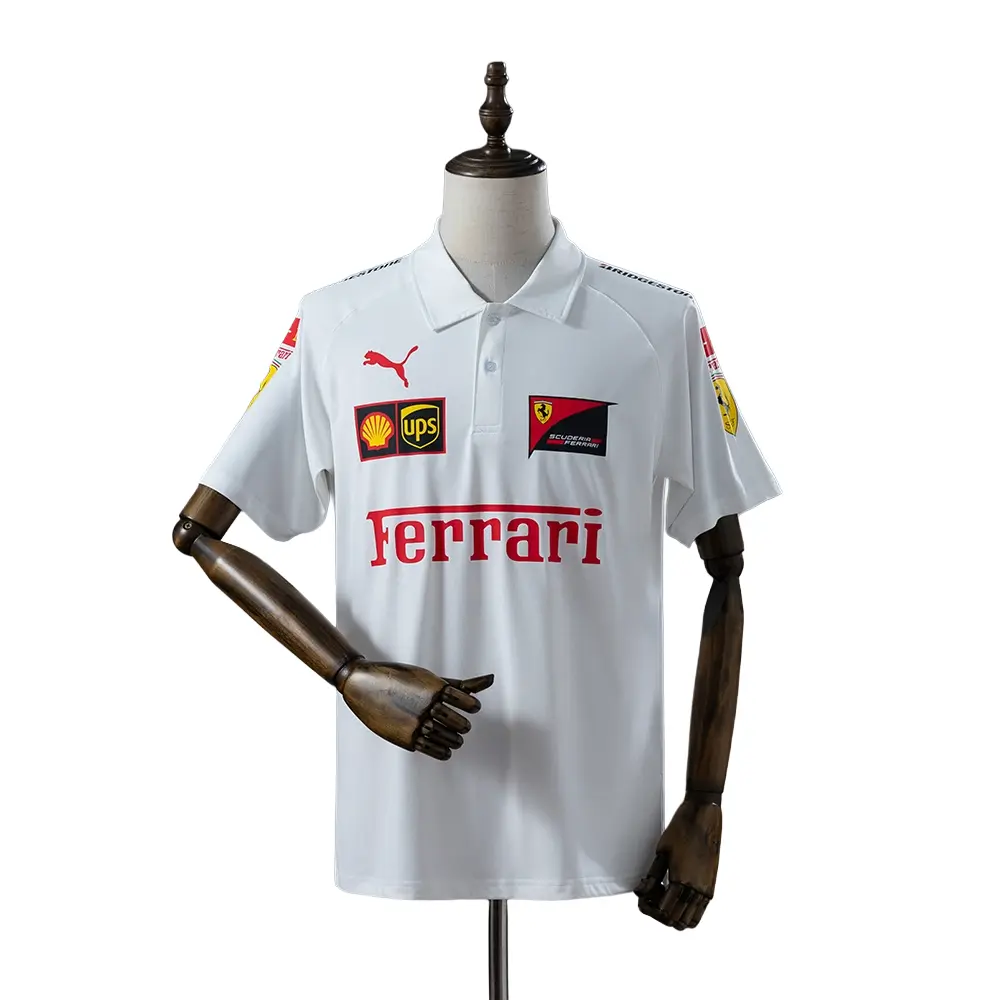 2025-26 Scuderia Ferrari F1 Team Polo Shirt BNWT