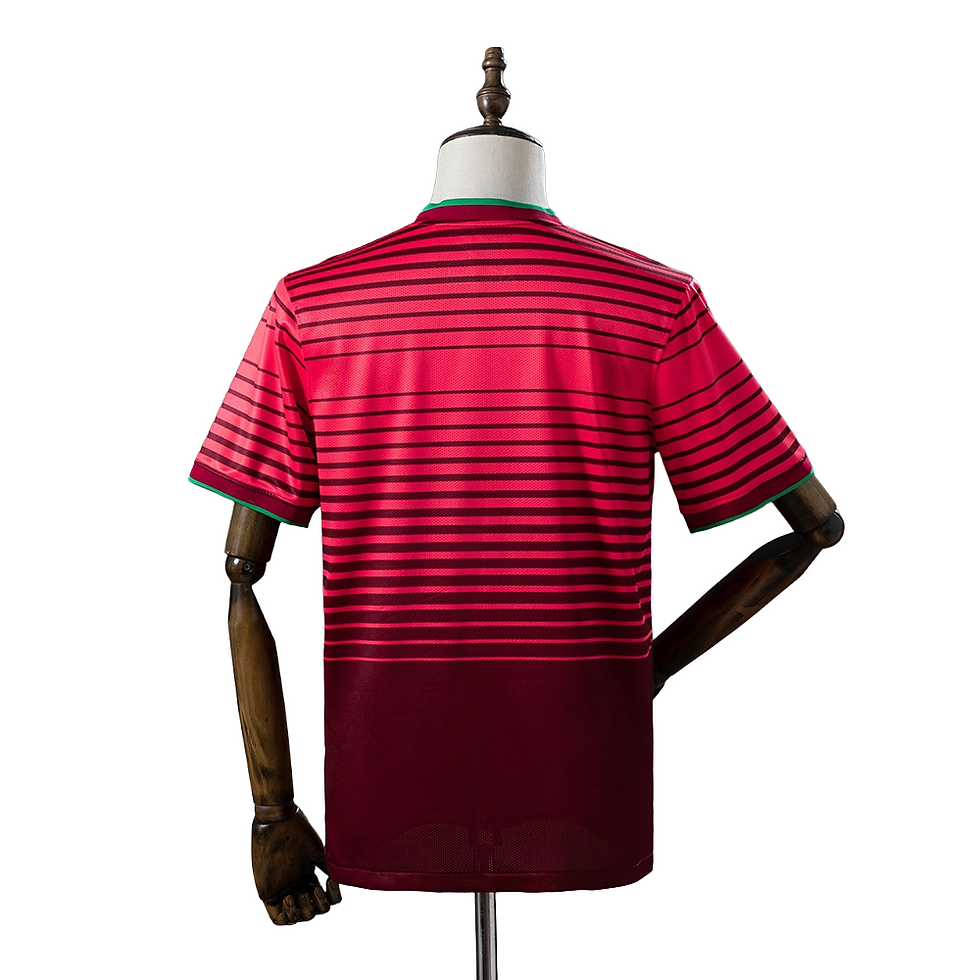 Thumbnail: 2014 Portugal national football team A Seleção Home Retro Soccer Jersey Shirt