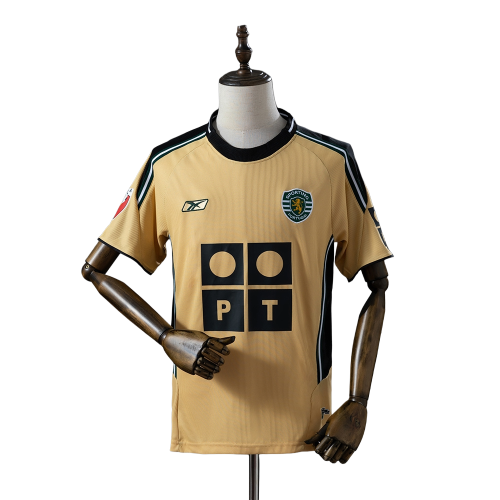 Sporting CP 2003–2004 Away Football Shirt Soccer Jersey