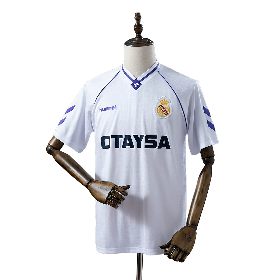 Thumbnail: Real Madrid 1990-1991 Home Retro Football Shirt Soccer Jersey