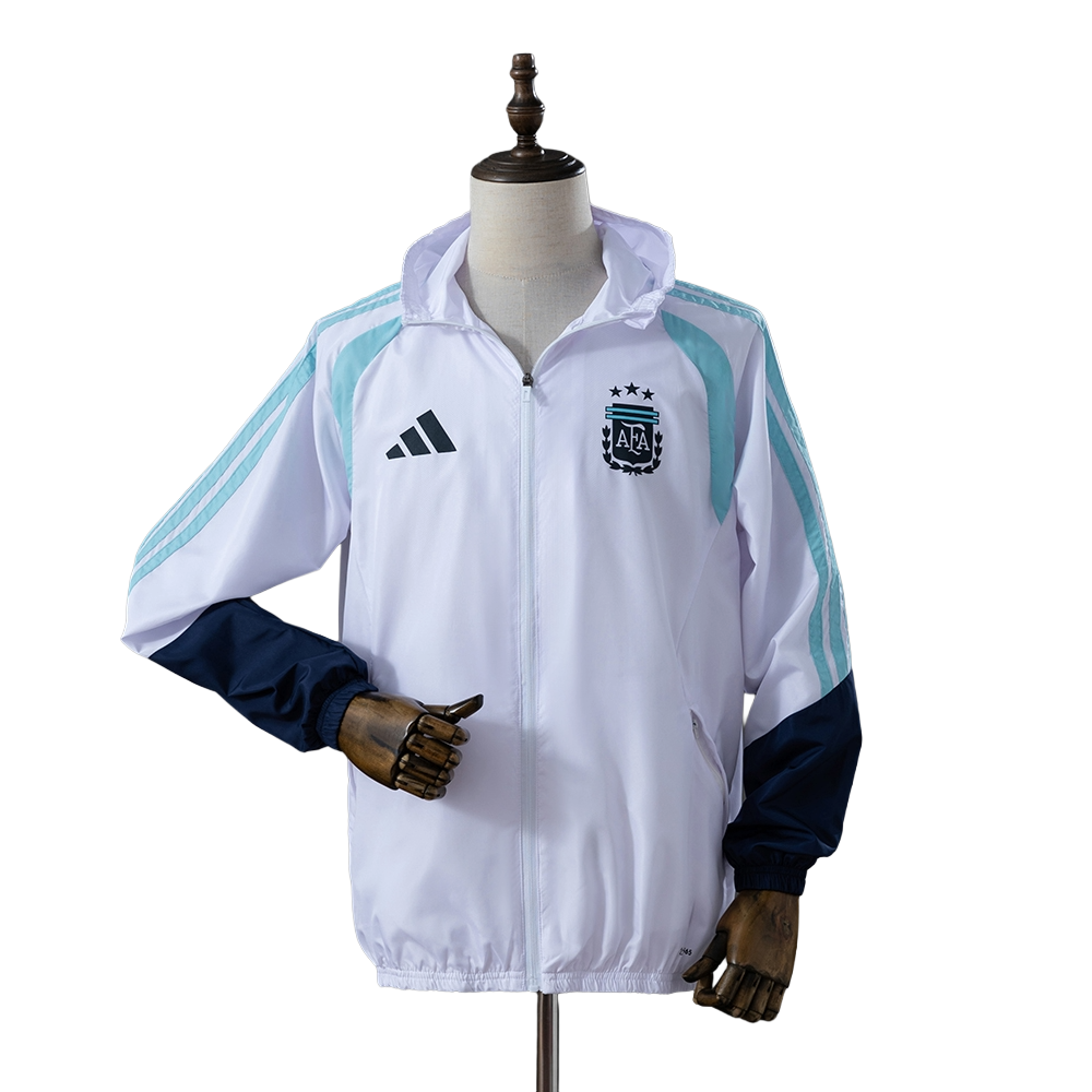 Adidas Argentina National Team 2026-27 Tiro All-Weather Windbreaker Jacket