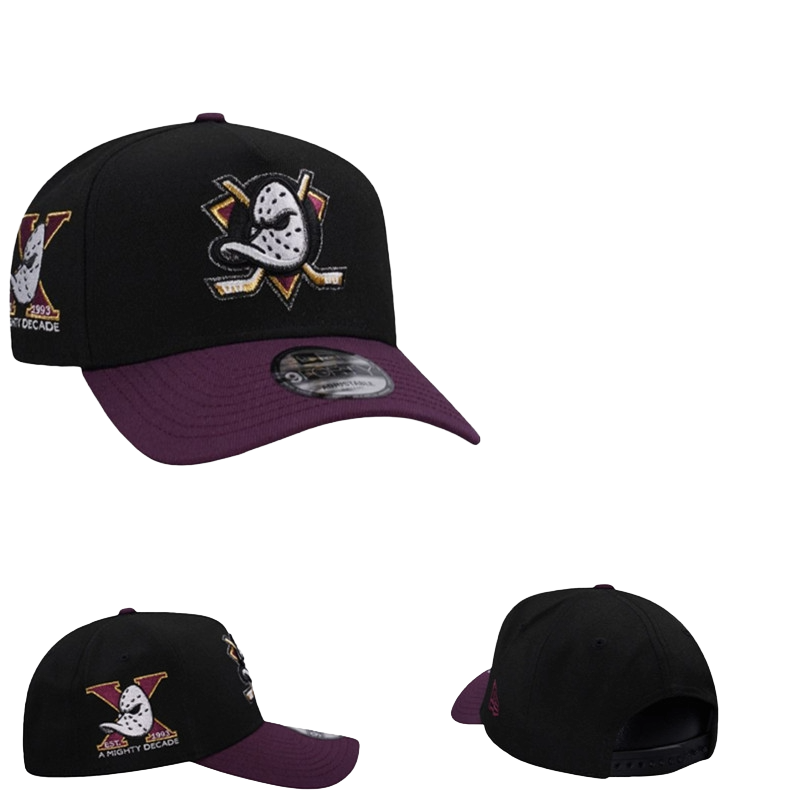 New Era Anaheim Ducks 9FORTY A-Frame snapback Hat Cap (Adults)