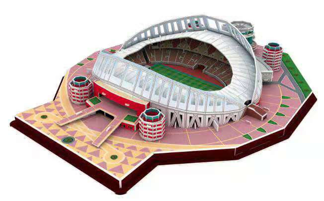 3D Football Soccer Stadium Puzzle Doha