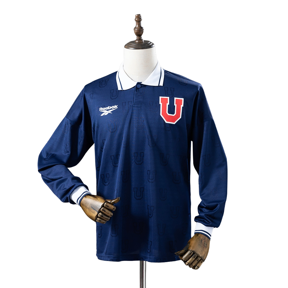 Club Universidad de Chile 1998 Home Retro Football Jersey L/S