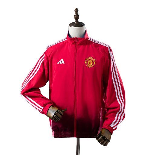 Thumbnail: 2024-25 Man-U Football Club Full Zip Reversible Anthem Track Jacket Top