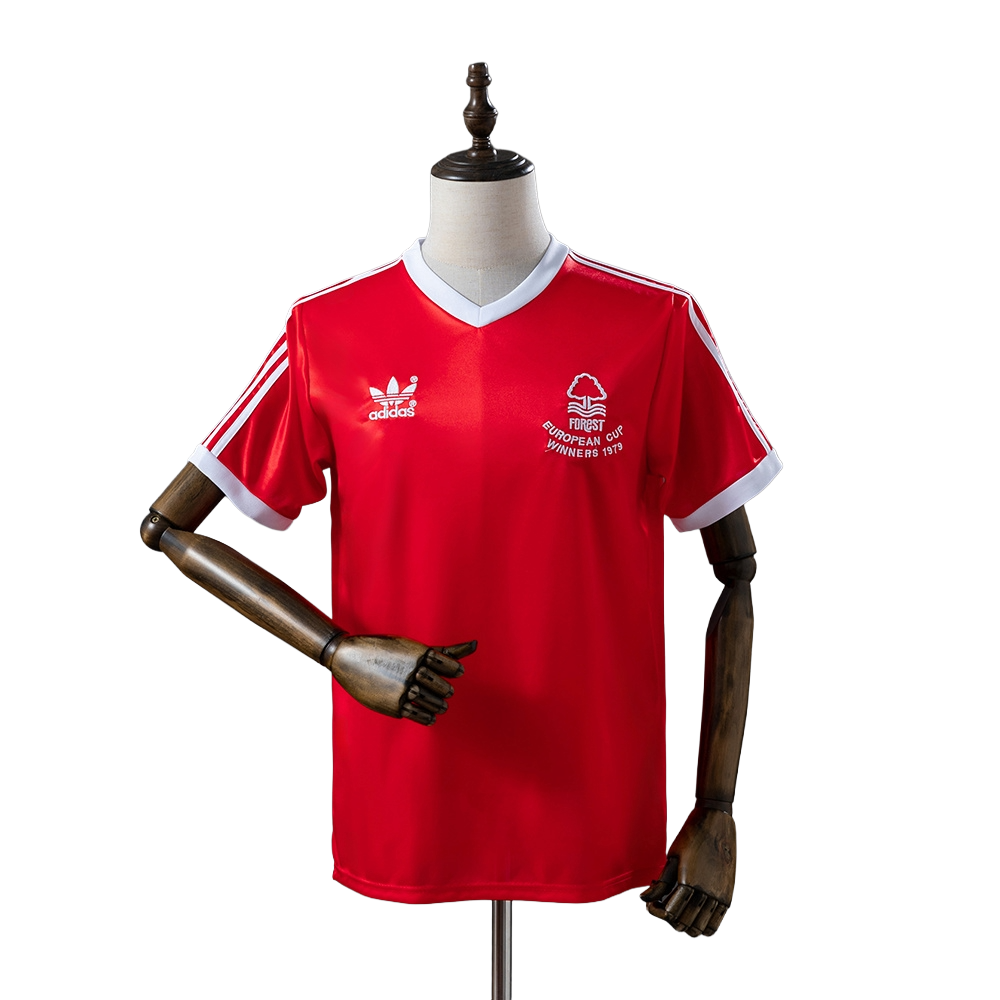 Nottingham Forest 1979 European Cup Winners Retro Home Football Soccer Jersey