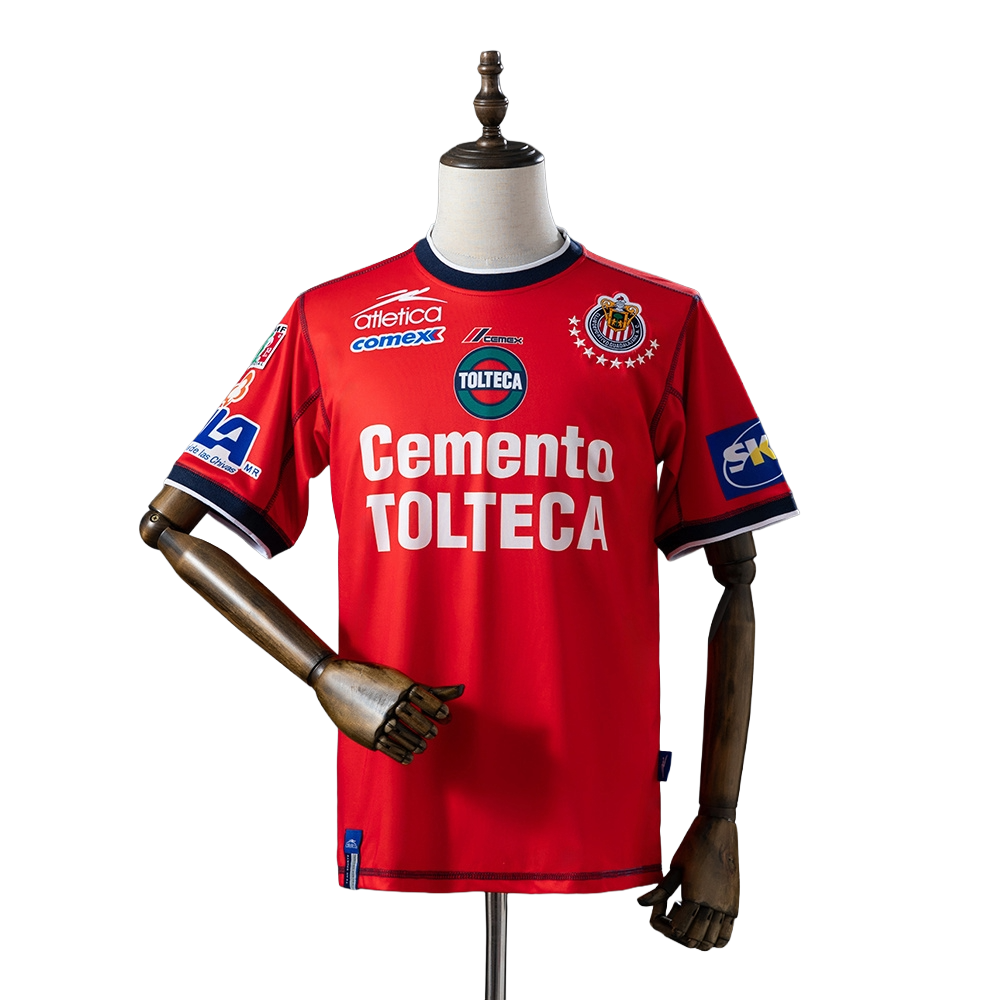 2002-03 Chivas Guadalajara Football Club Home Retro Soccer Jersey Shirt BNWT