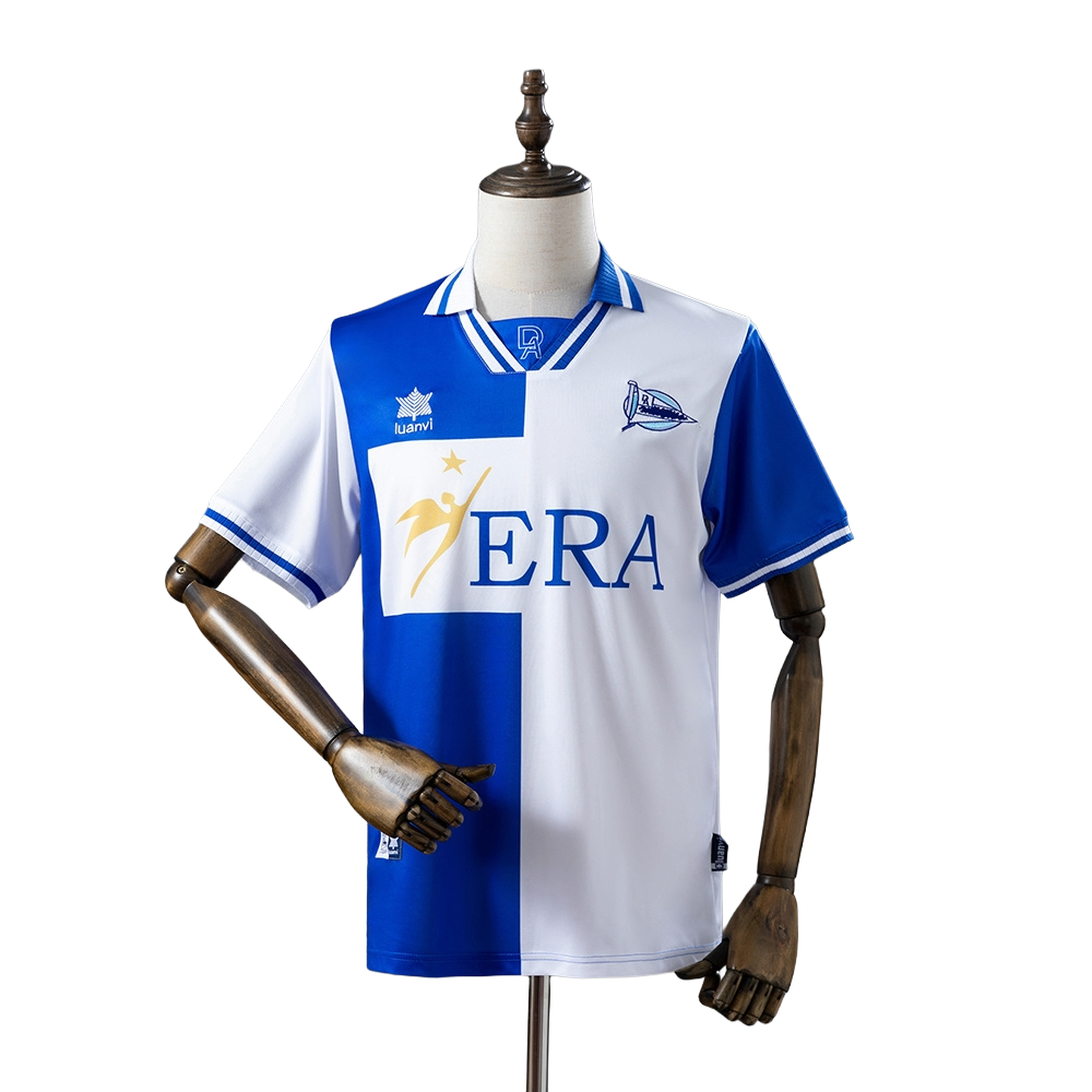 Luanvi Deportivo Alavés 1999-2000 Home Football Shirt Soccer Jersey