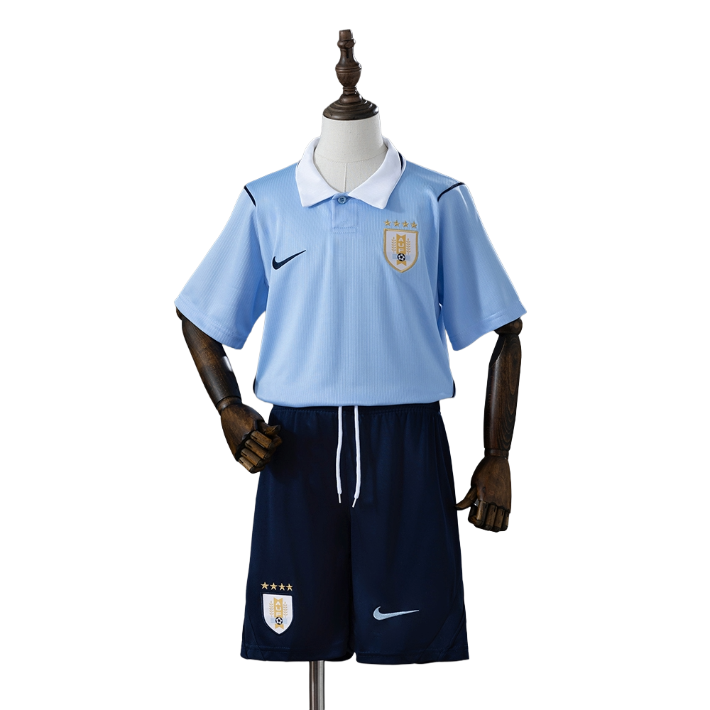 2026-27 Uruguay national football team Home Soccer Kids Kit