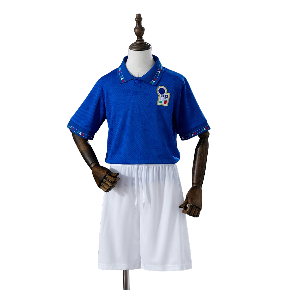 1994 Italy national football team Home Retro Soccer Kids Kit