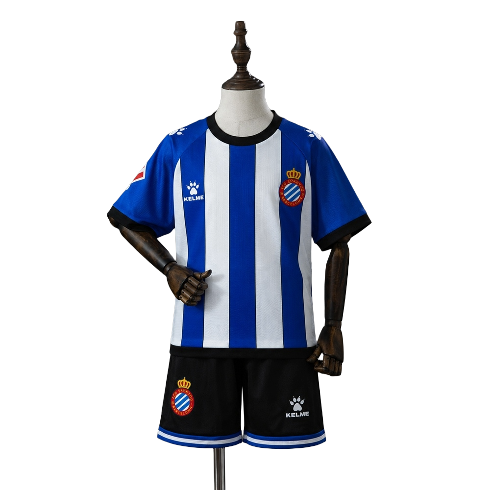 2026-27 RCD Espanyol de Barcelona Home Soccer Football Kids Kit