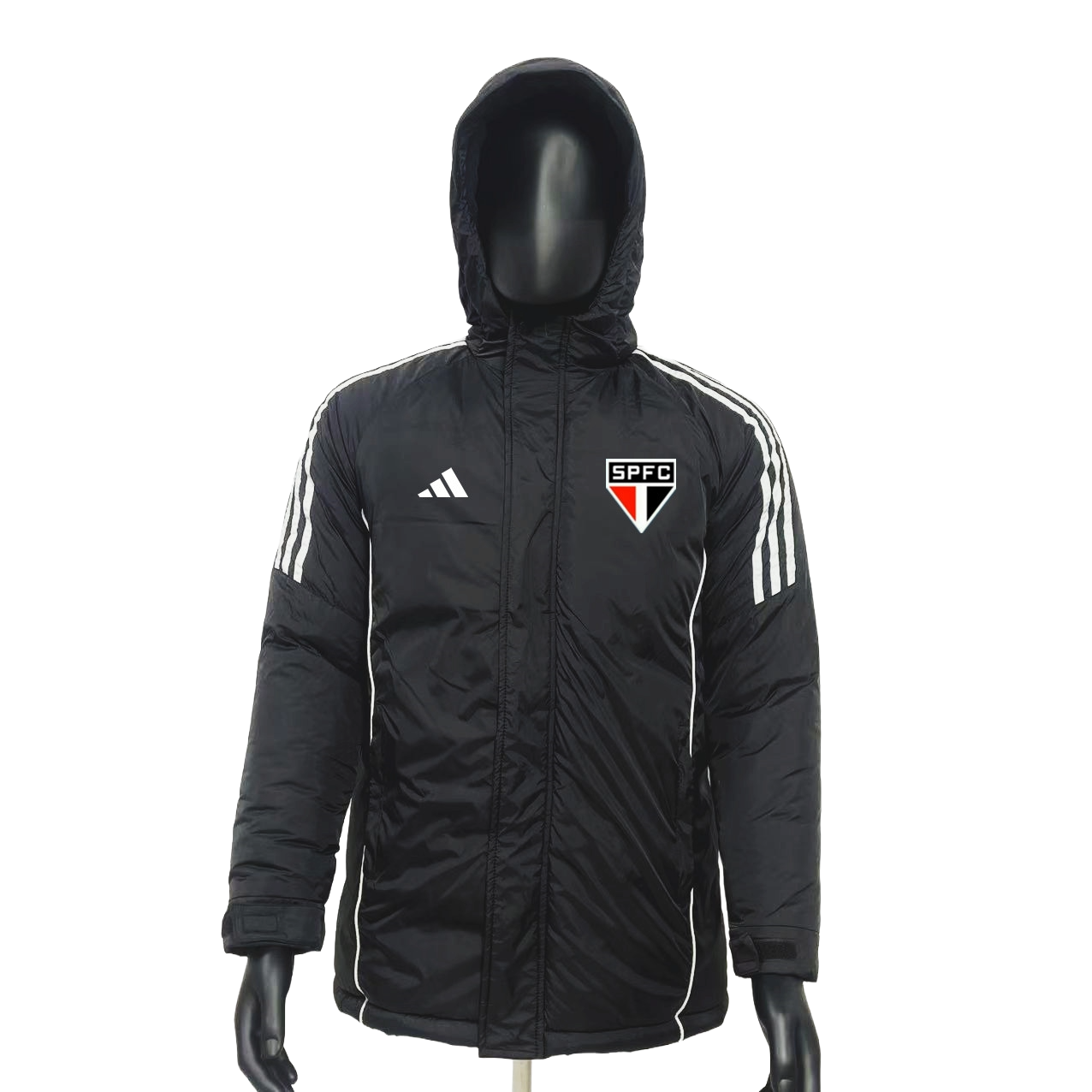 São Paulo FC Tiro Winter Parka Jacket Puffer Stadium Bench Coat