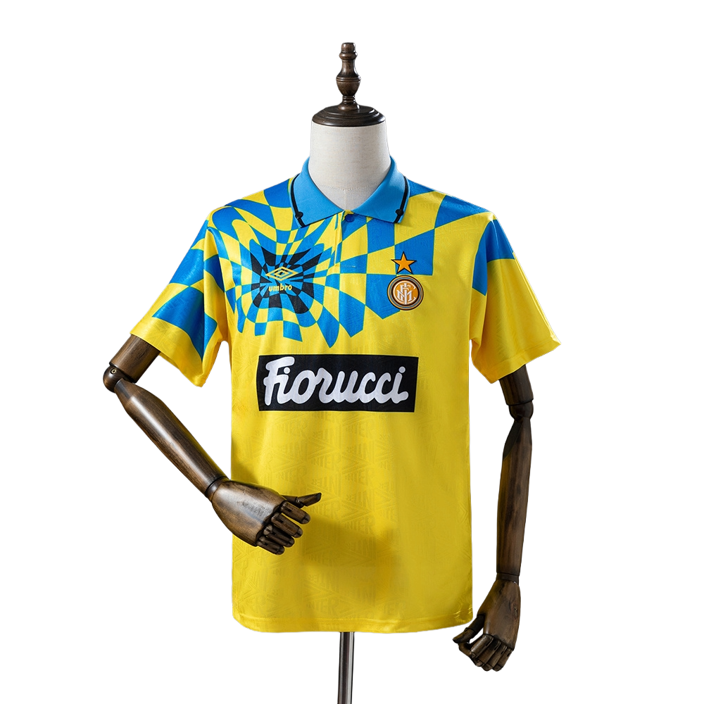 1992-94 Inter Milan Football Club Third Away Retro Soccer Jersey Shirt