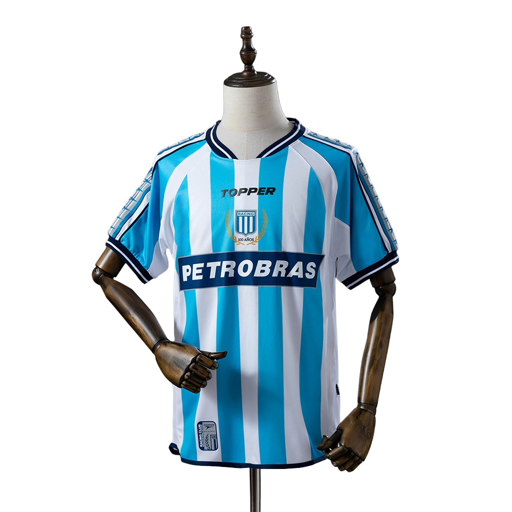 Racing Club 2003 Centenary Retro Home Football Shirt Soccer Jersey