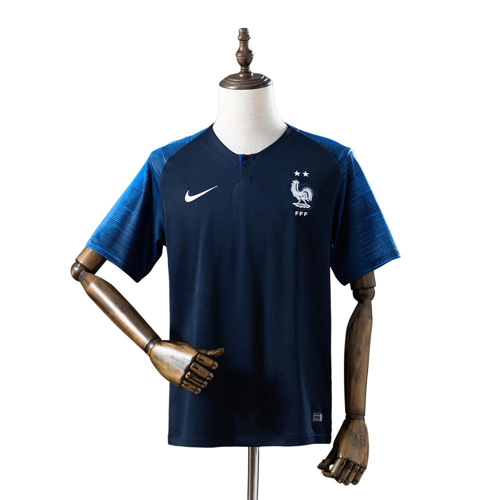 France 2018-2019 Home Football Shirt (2-Star Edition) Soccer Jersey