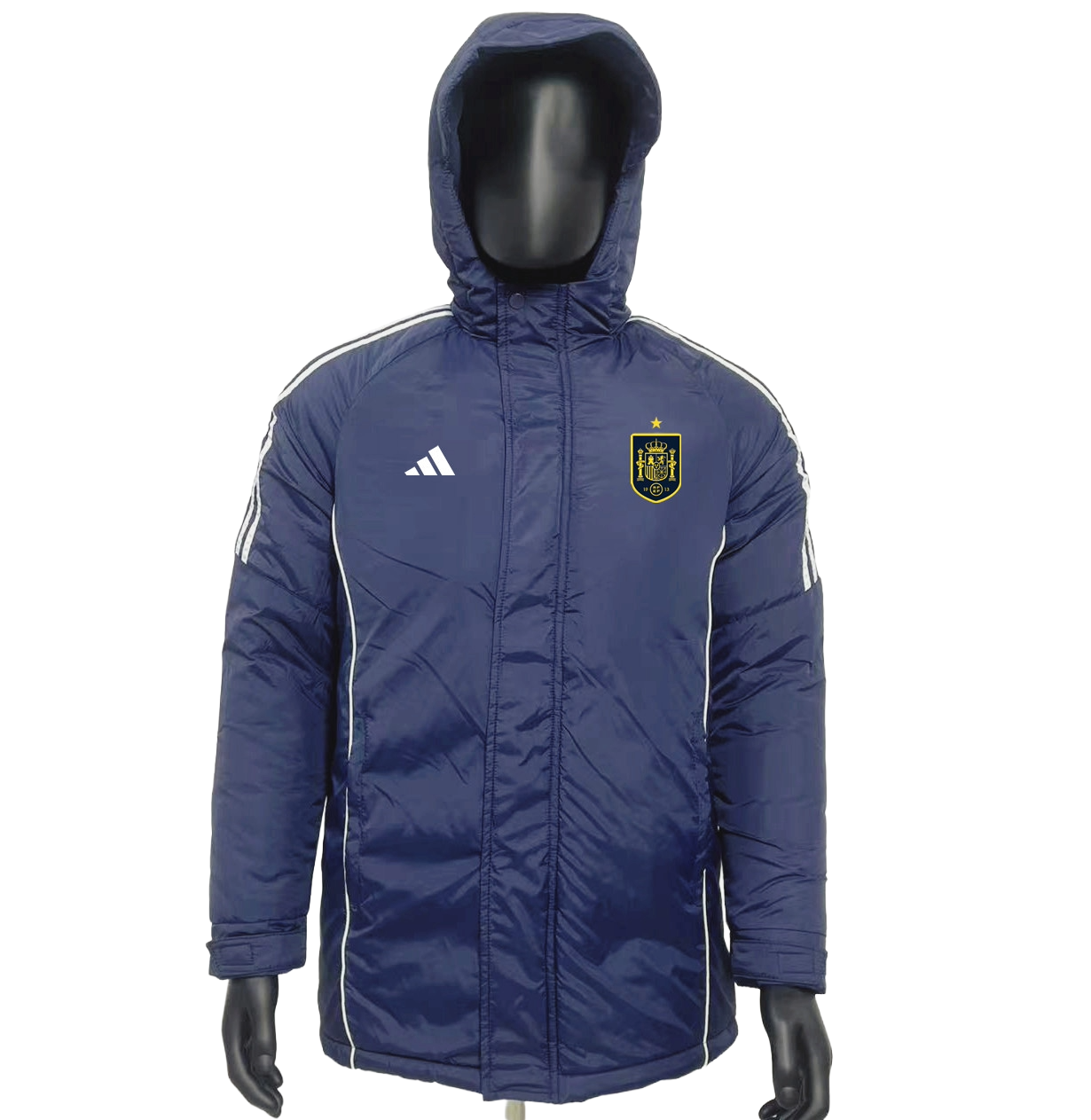 Spain national football team Padded Winter Jacket Coat