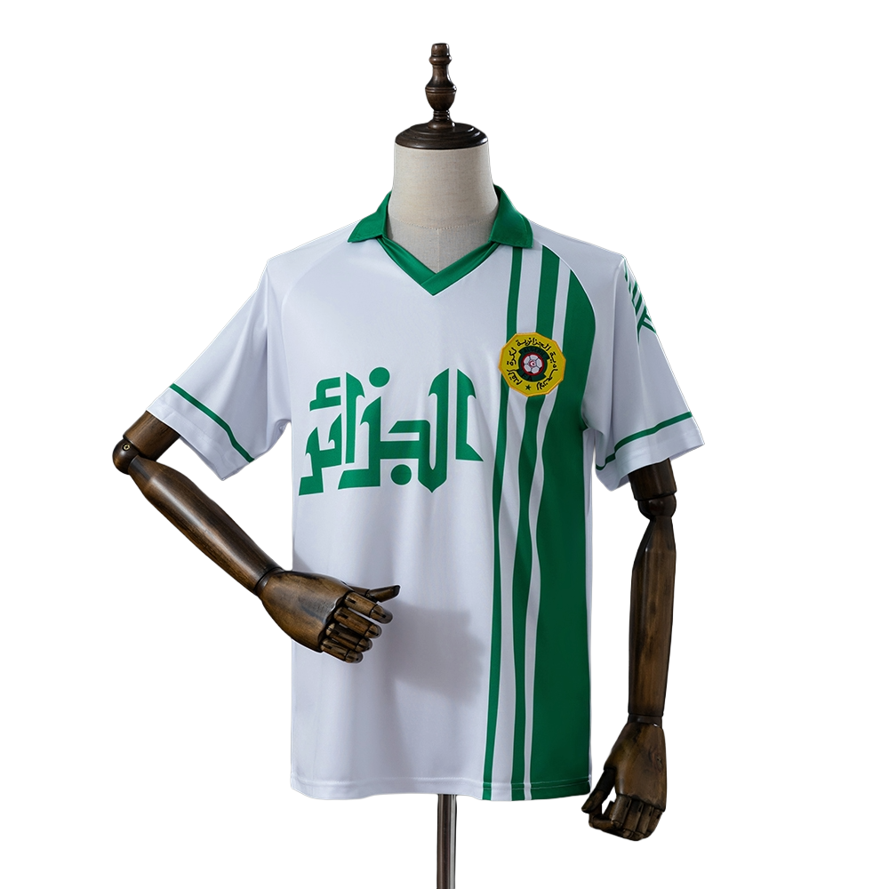 1986 Algeria Home Football Shirt Soccer Jersey