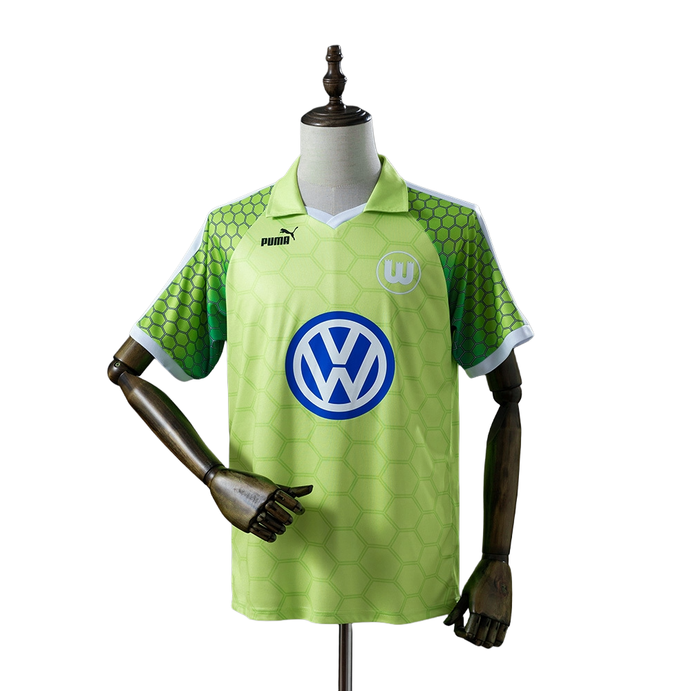 Puma VfL Wolfsburg 1997-1998 Home Football Shirt Soccer Jersey