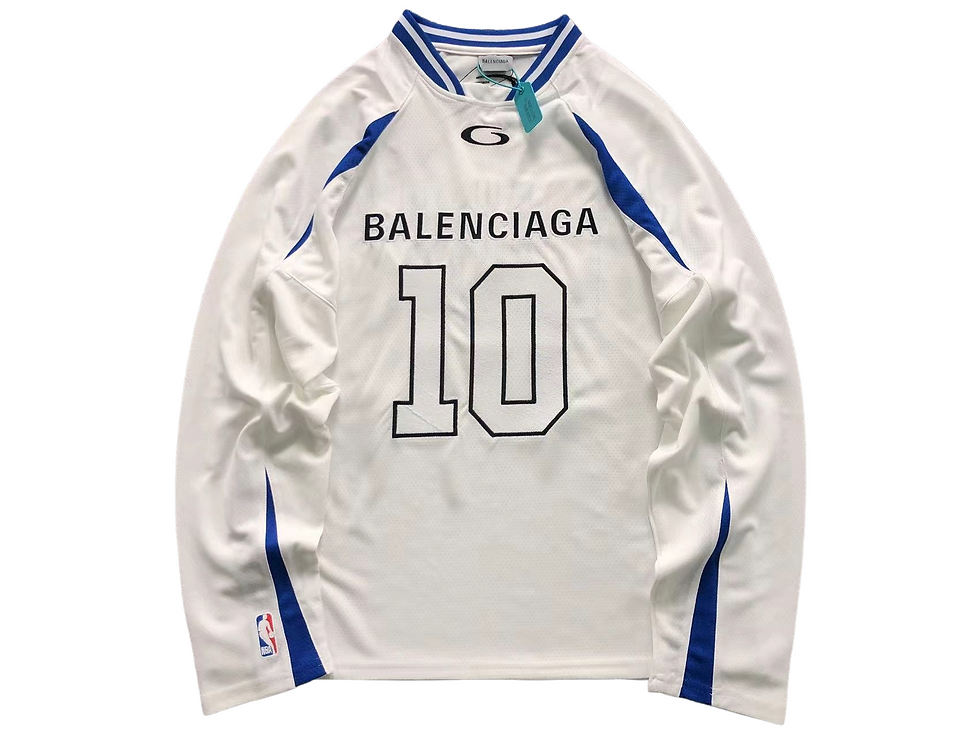 Thumbnail: Balenciaga x NBA Collaboration Oversized Long Sleeve Jersey T-Shirt