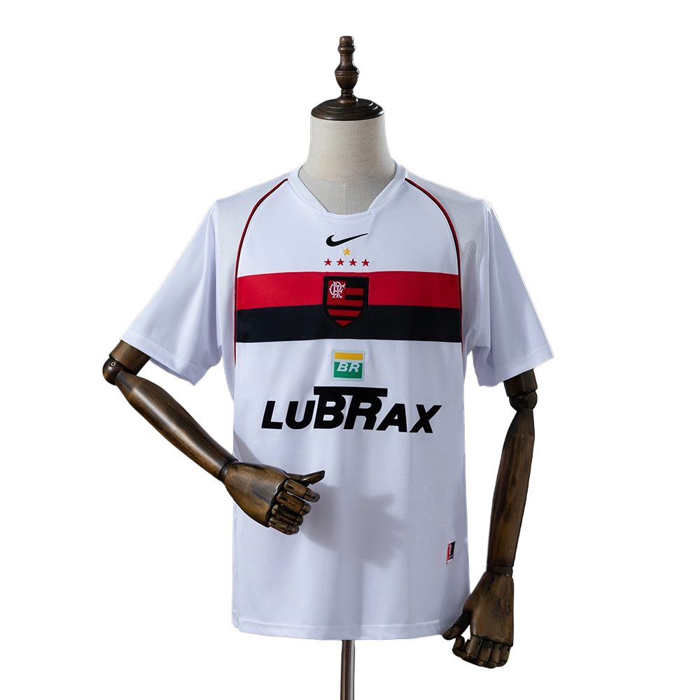 2002-03 Clube de Regatas do Flamengo Away Retro Soccer Jersey Shirt
