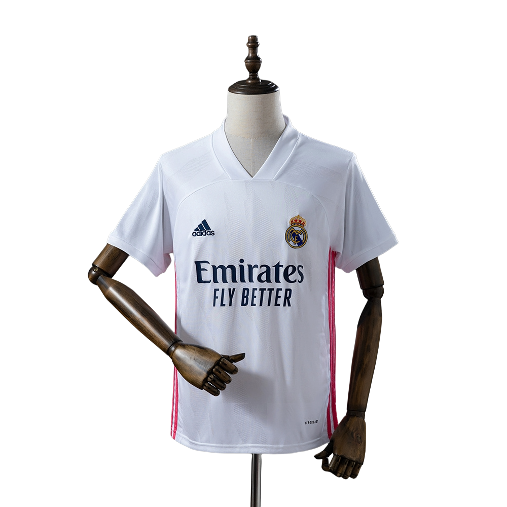 Real Madrid 2020-2021 Home Football Shirt Soccer Jersey