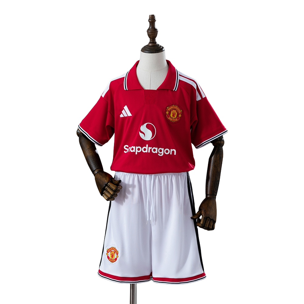 Manchester United 2026/27 Home Full Football Kids Kit