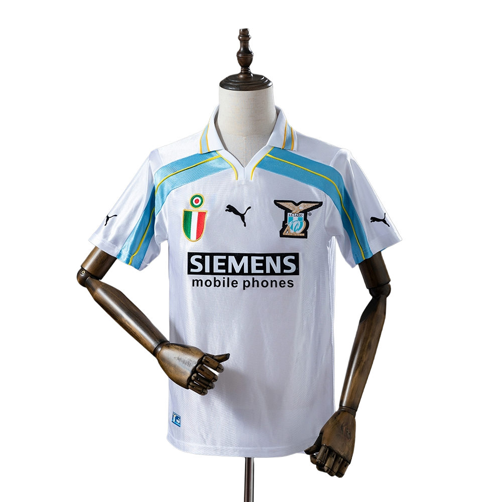 SS Lazio 2000–2001 Away Football Shirt Soccer Jersey