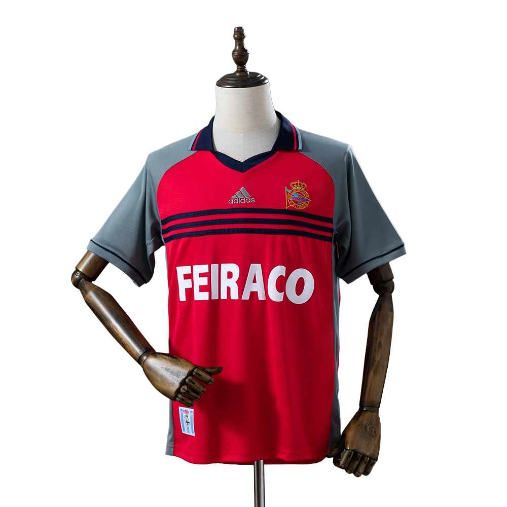 Deportivo La Coruña 1998-1999 Retro Away Football Shirt Soccer Jersey