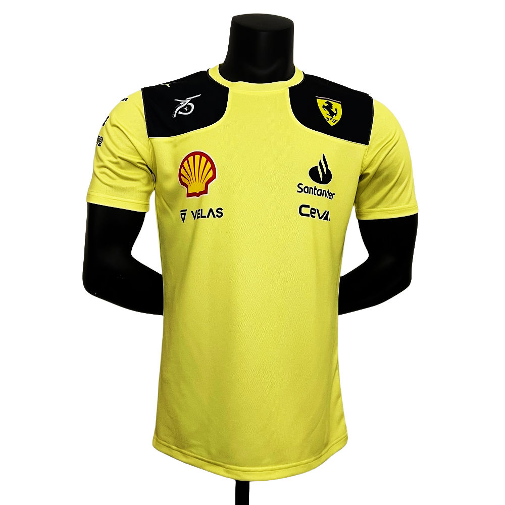 2022 Scuderia Ferrari Replica Team Shirt Giallo Modena Special Edition