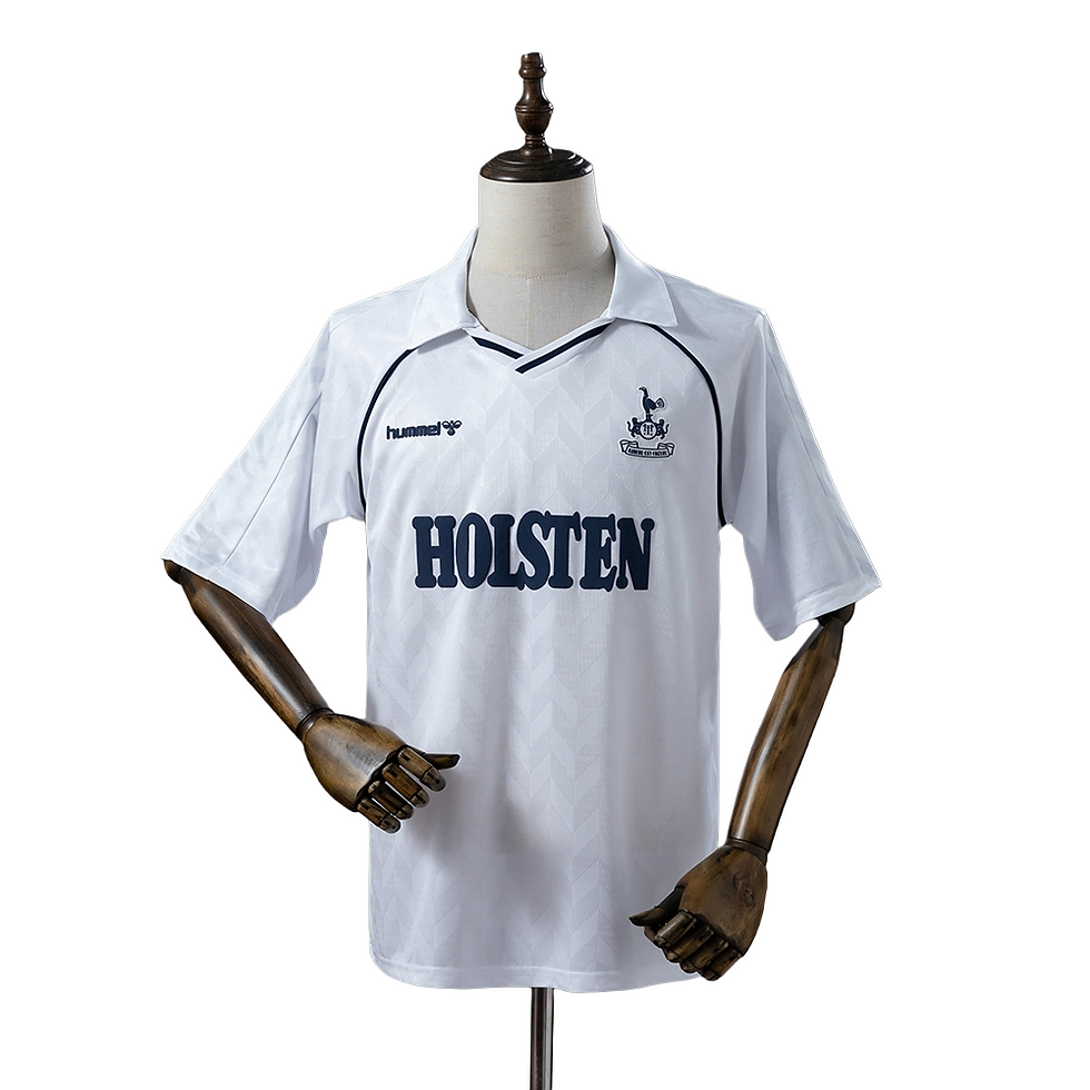 Thumbnail: Tottenham Hotspur 1987/1989 Home Retro Football Jersey