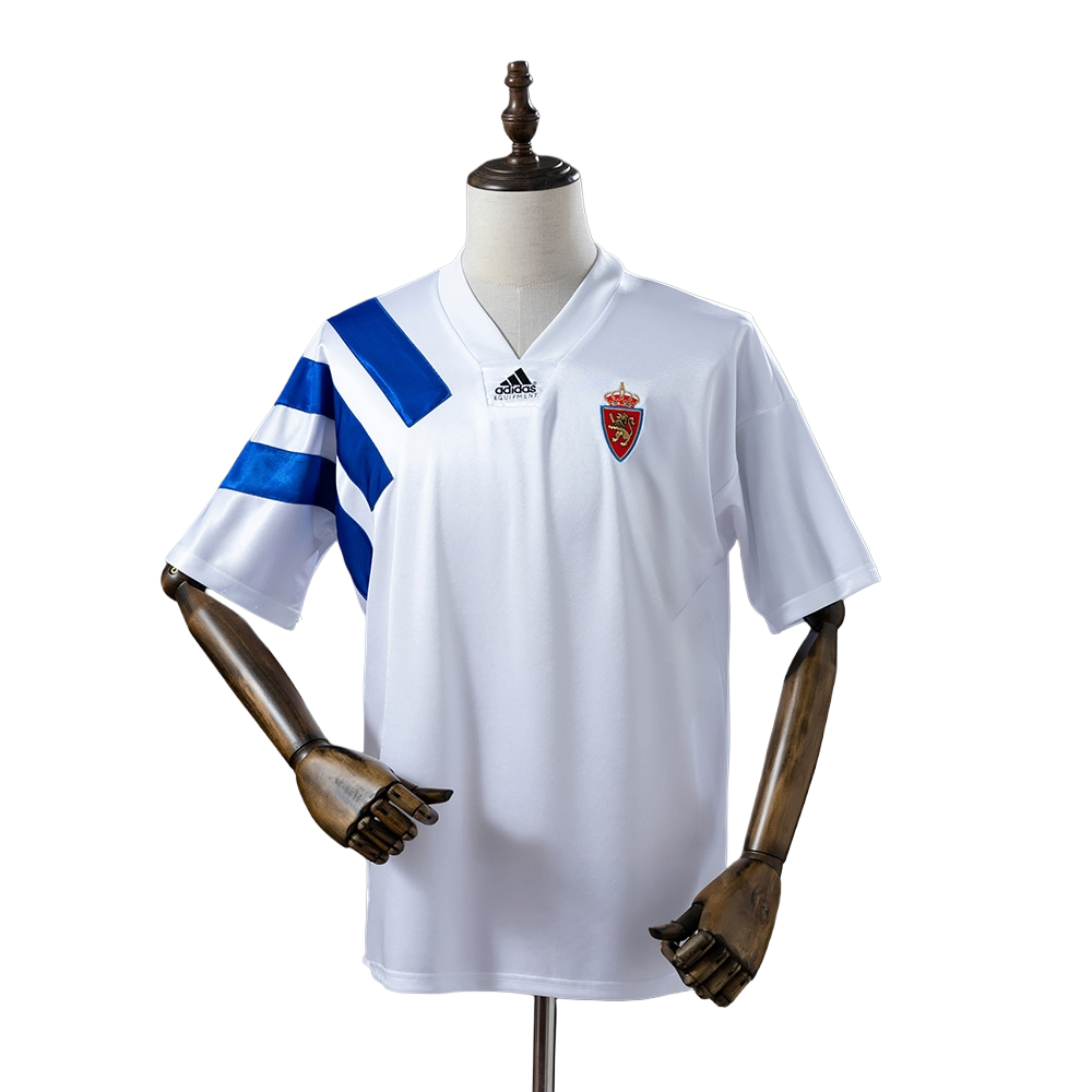 Real Zaragoza 1992/1993 Home Retro Football Shirt Soccer Jersey