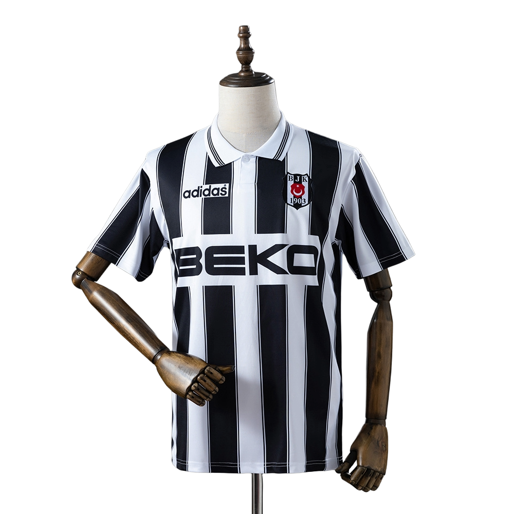1996-97 Beşiktaş J.K. Football Club Away Retro Soccer Jersey Shirt